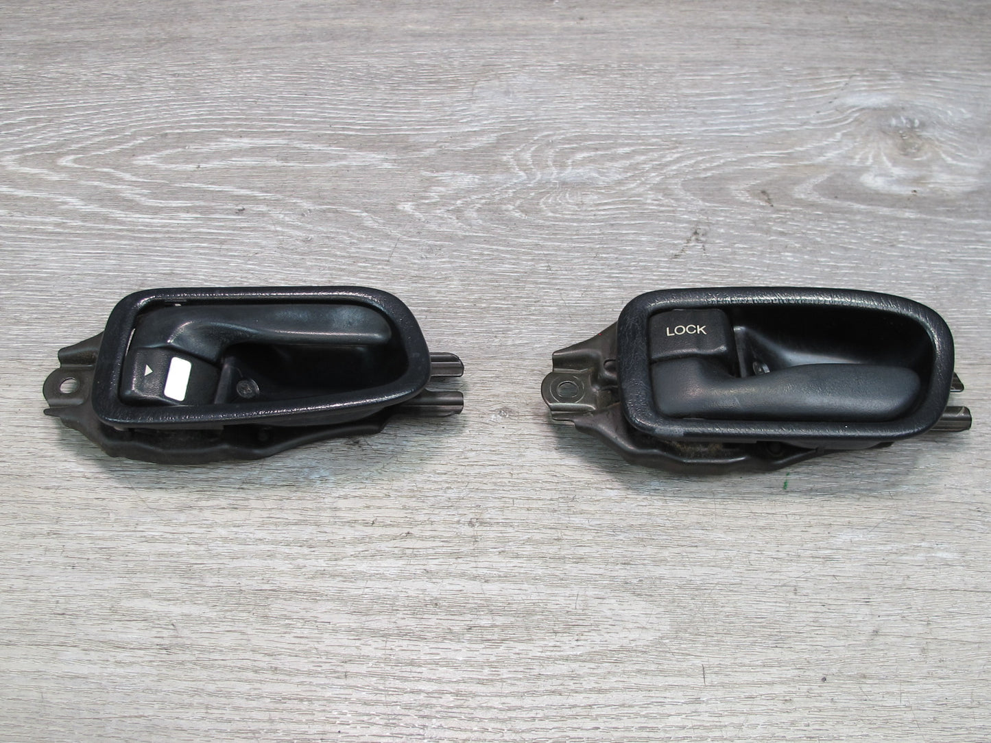 91-95 Toyota SW21L MR2 Set of 2 Left & Right Interior Door Handle w Trim OEM