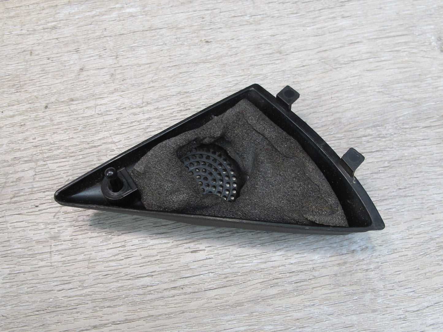 91-92 Toyota SW21L MR2 Set of 2 Left & Right Door Tweeter Trim Cover Black OEM