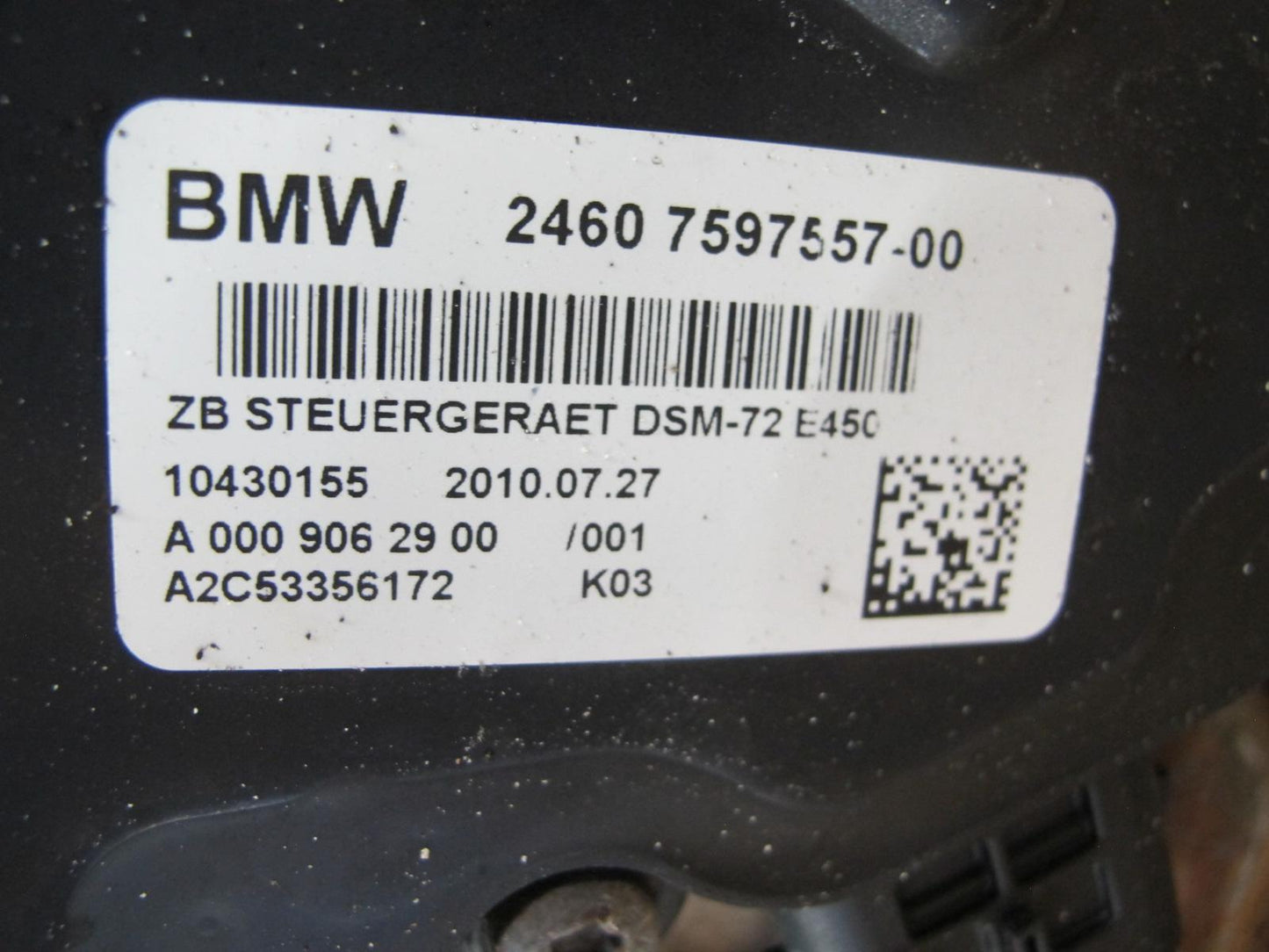 2010-2011 BMW X6 E72 Hybrid GA7AHSCD Automatic Transmission Assembly 124K Miles