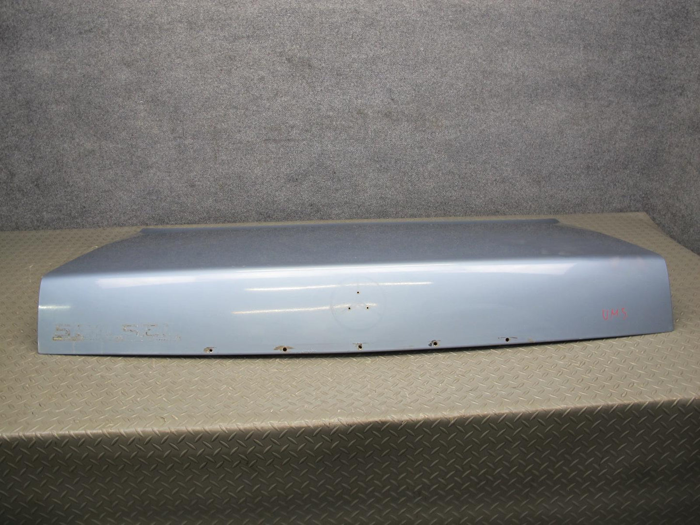 86-91 Mercedes W126 Sedan Rear Trunk Deck Lid Shell Panel OEM