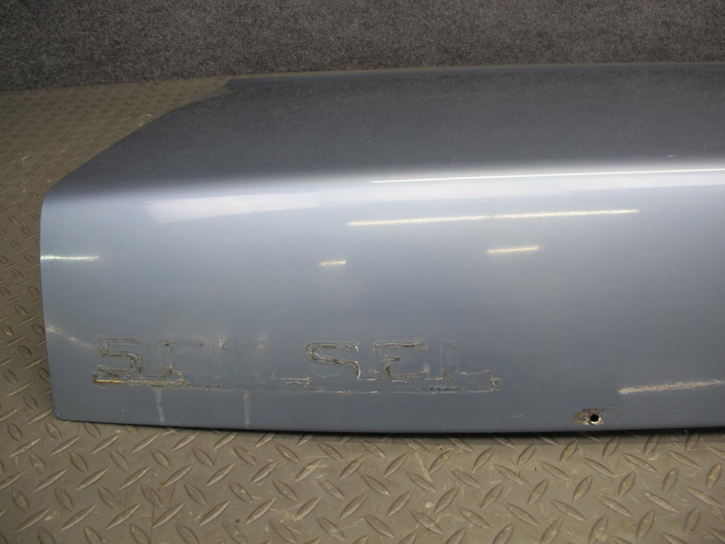 86-91 Mercedes W126 Sedan Rear Trunk Deck Lid Shell Panel OEM