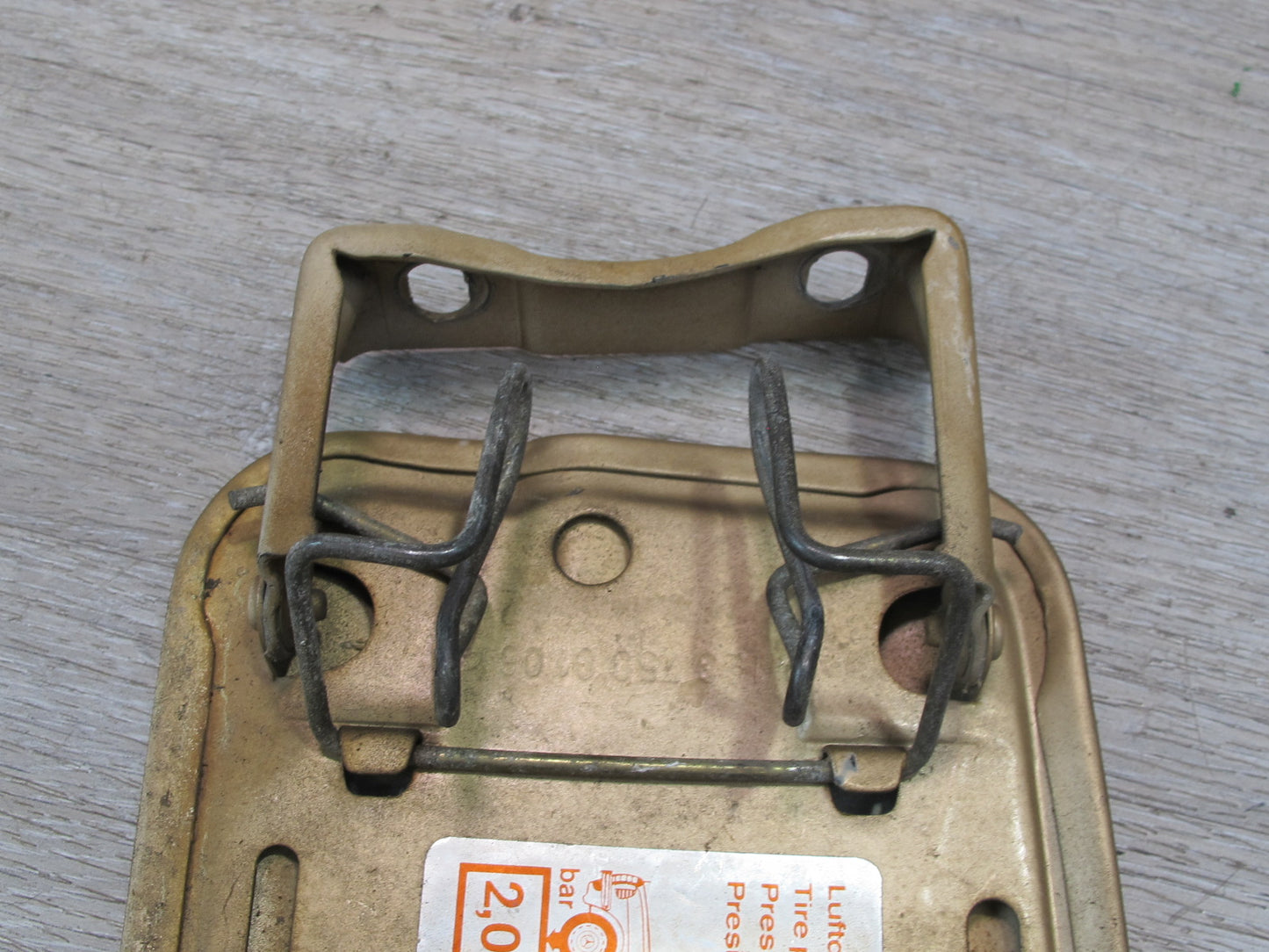 75-85 Mercedes W123 Fuel Tank Filler Door Lid Cover OEM