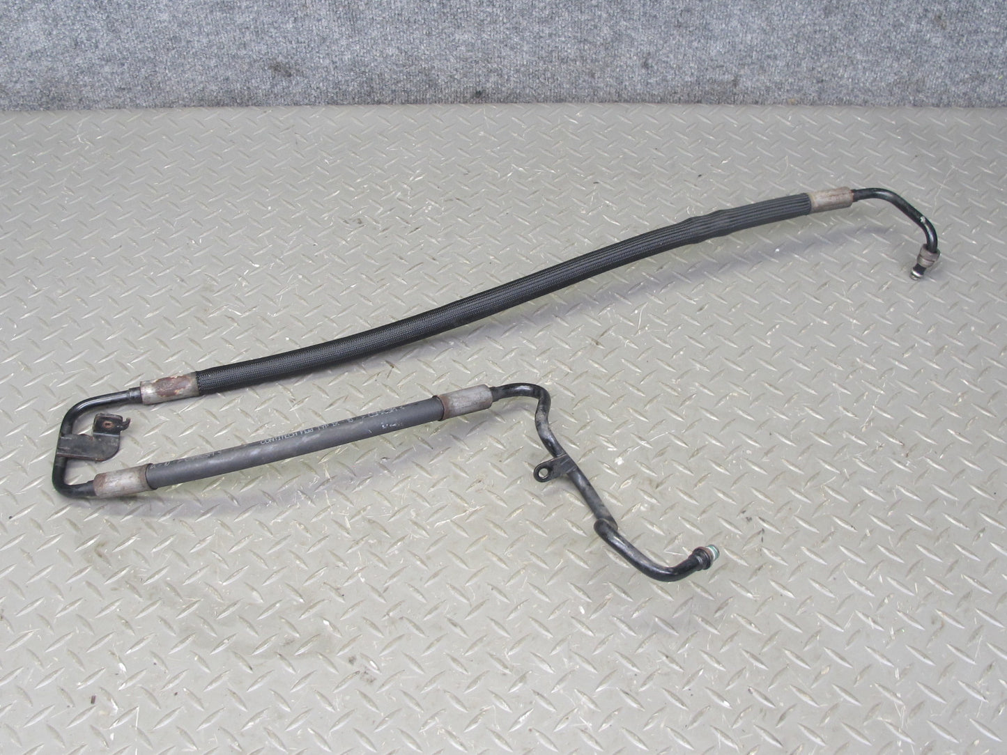 07-09 Mercedes W221 S550 Set of 2 Power Steering Line Hose Pipe OEM