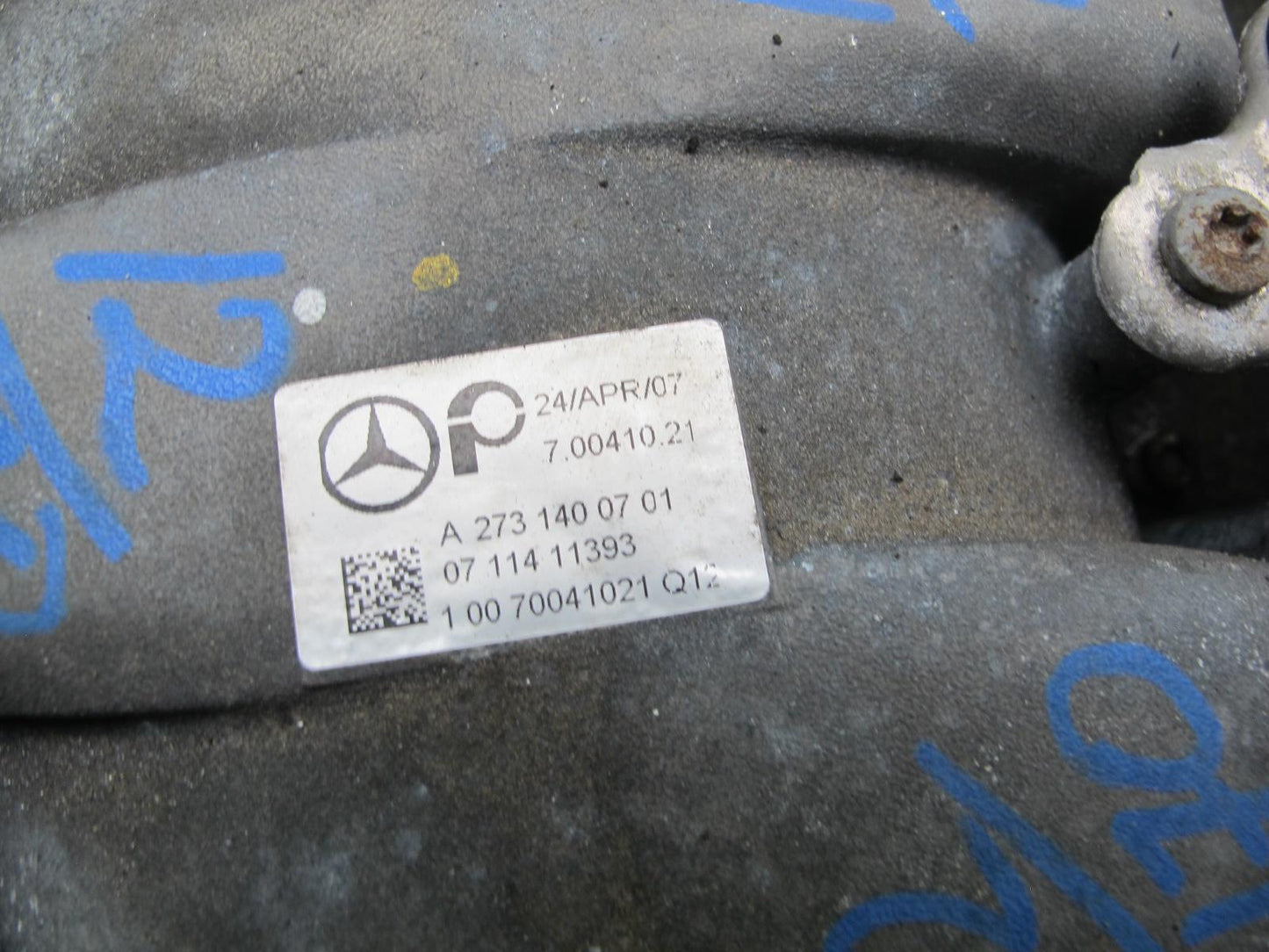 07-11 Mercedes W221 S550 5.5L M273 273.968 4MATIC AWD Engine Motor 166K Miles