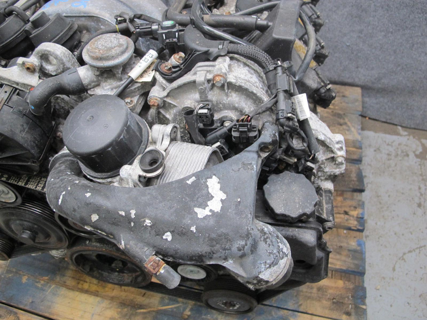 07-11 Mercedes W221 S550 5.5L M273 273.968 4MATIC AWD Engine Motor 166K Miles