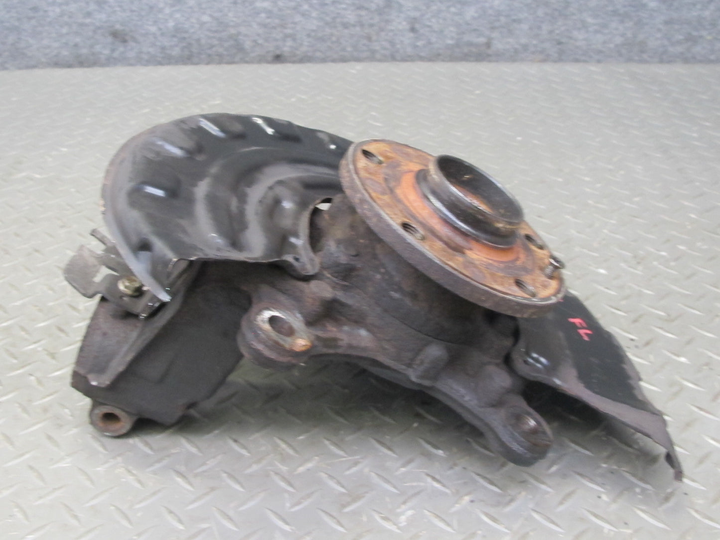 12-13 VW Golf R MK6 Front Left Spindle Knuckle Wheel Hub Bearing OEM