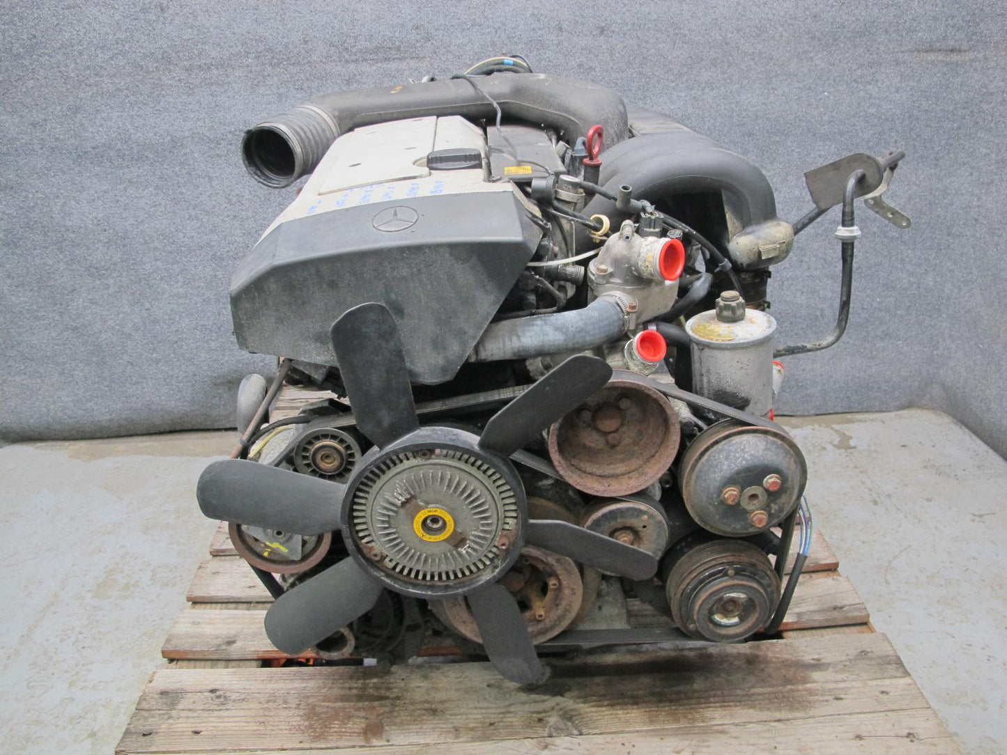 94-95 Mercedes W140 S320 3.2L M104 104.994 Complete Engine Motor OEM