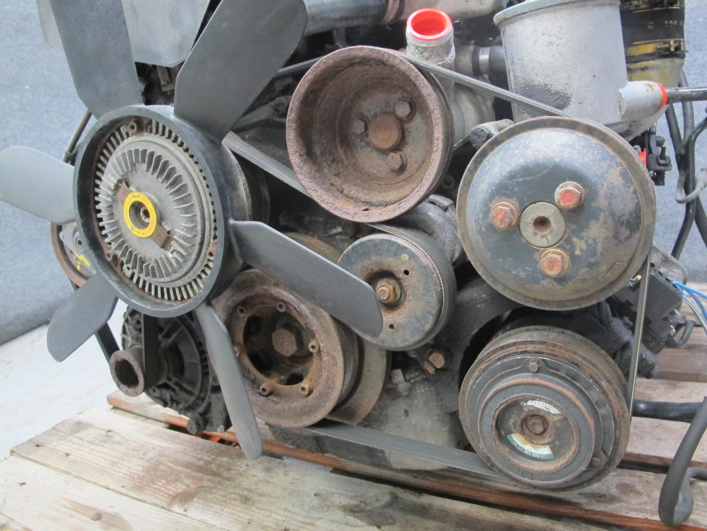 94-95 Mercedes W140 S320 3.2L M104 104.994 Complete Engine Motor OEM