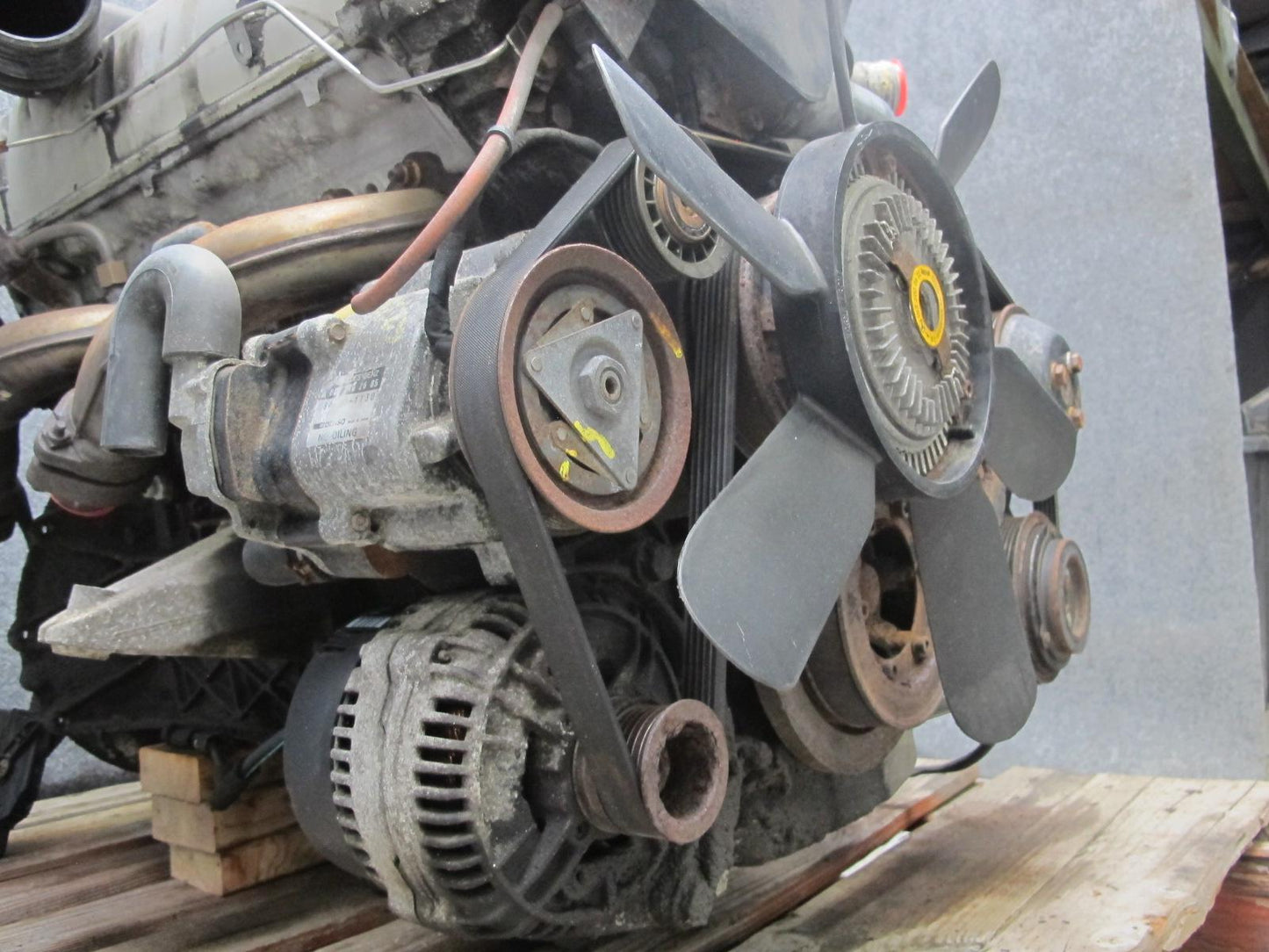 94-95 Mercedes W140 S320 3.2L M104 104.994 Complete Engine Motor OEM
