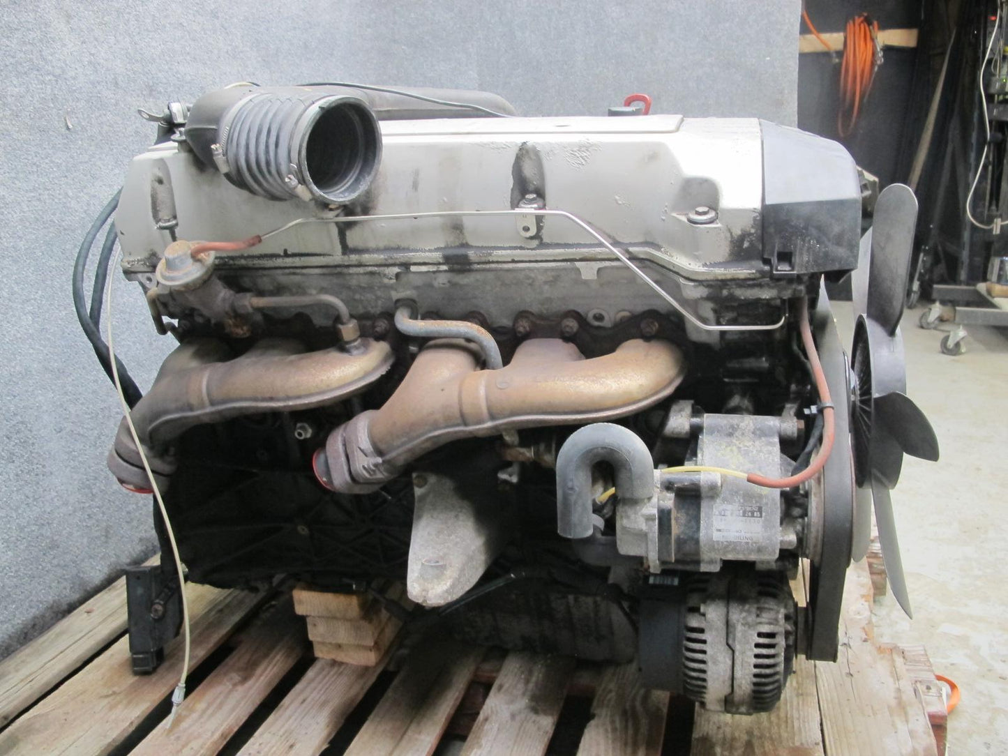 94-95 Mercedes W140 S320 3.2L M104 104.994 Complete Engine Motor OEM