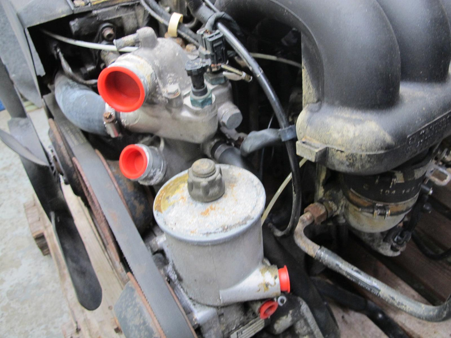 94-95 Mercedes W140 S320 3.2L M104 104.994 Complete Engine Motor OEM