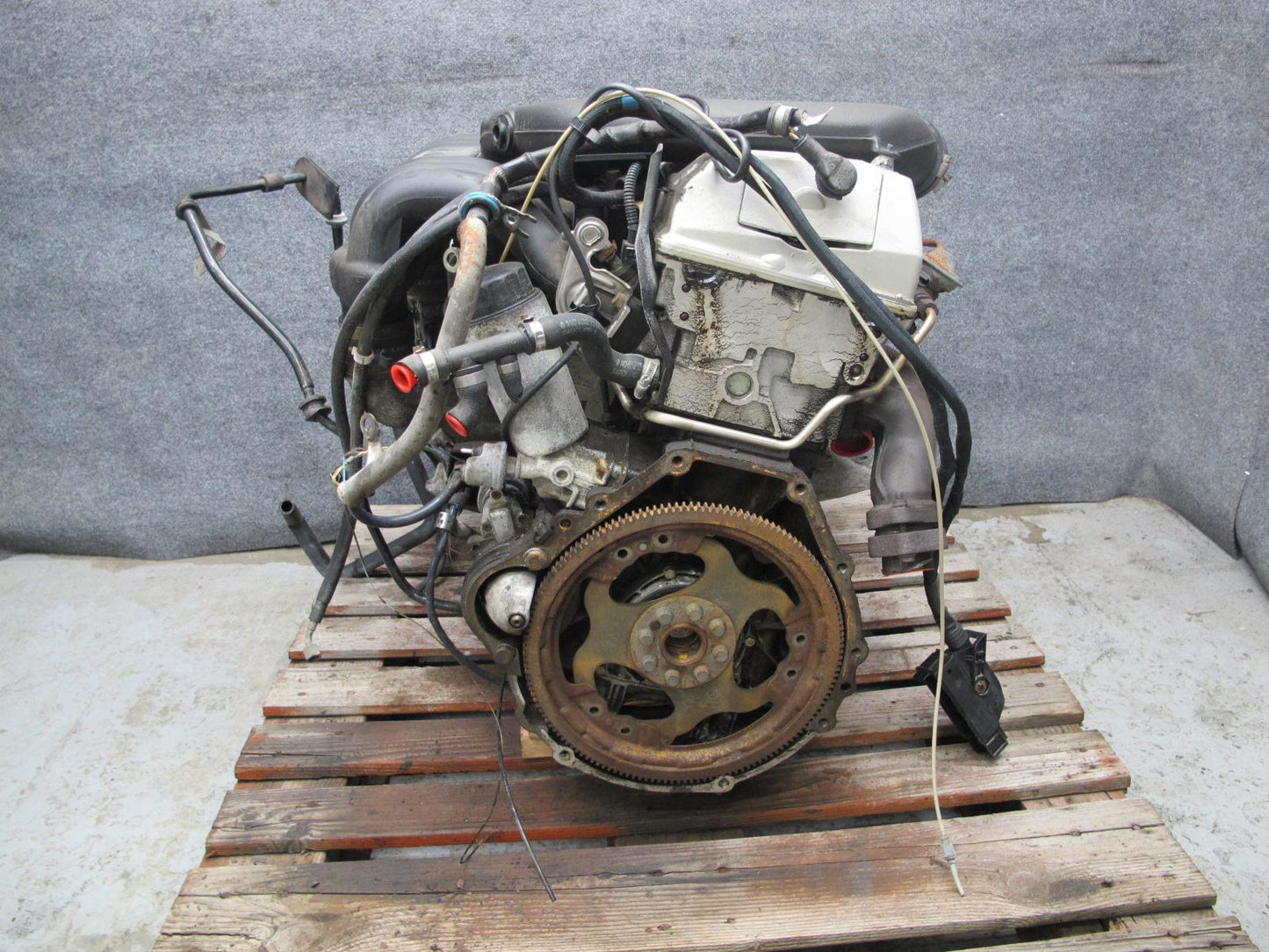 94-95 Mercedes W140 S320 3.2L M104 104.994 Complete Engine Motor OEM