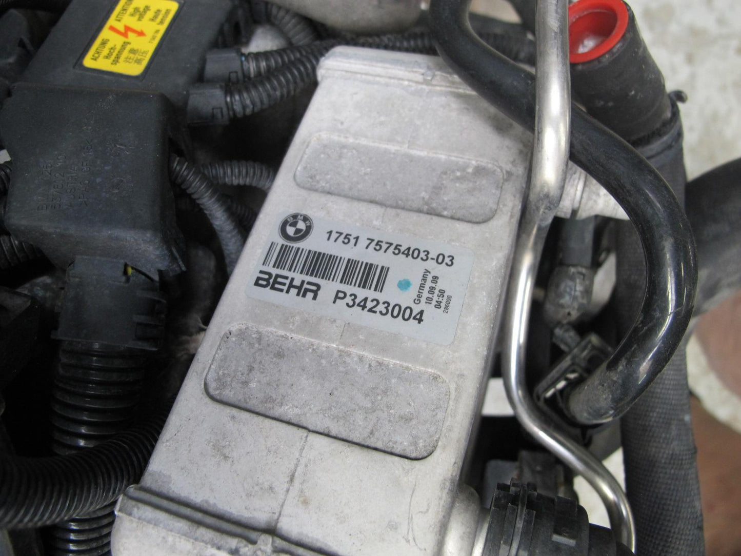2010-2011 BMW E72 X6 Hybrid 4.4L N63 AWD Complete Engine Motor 123k Miles