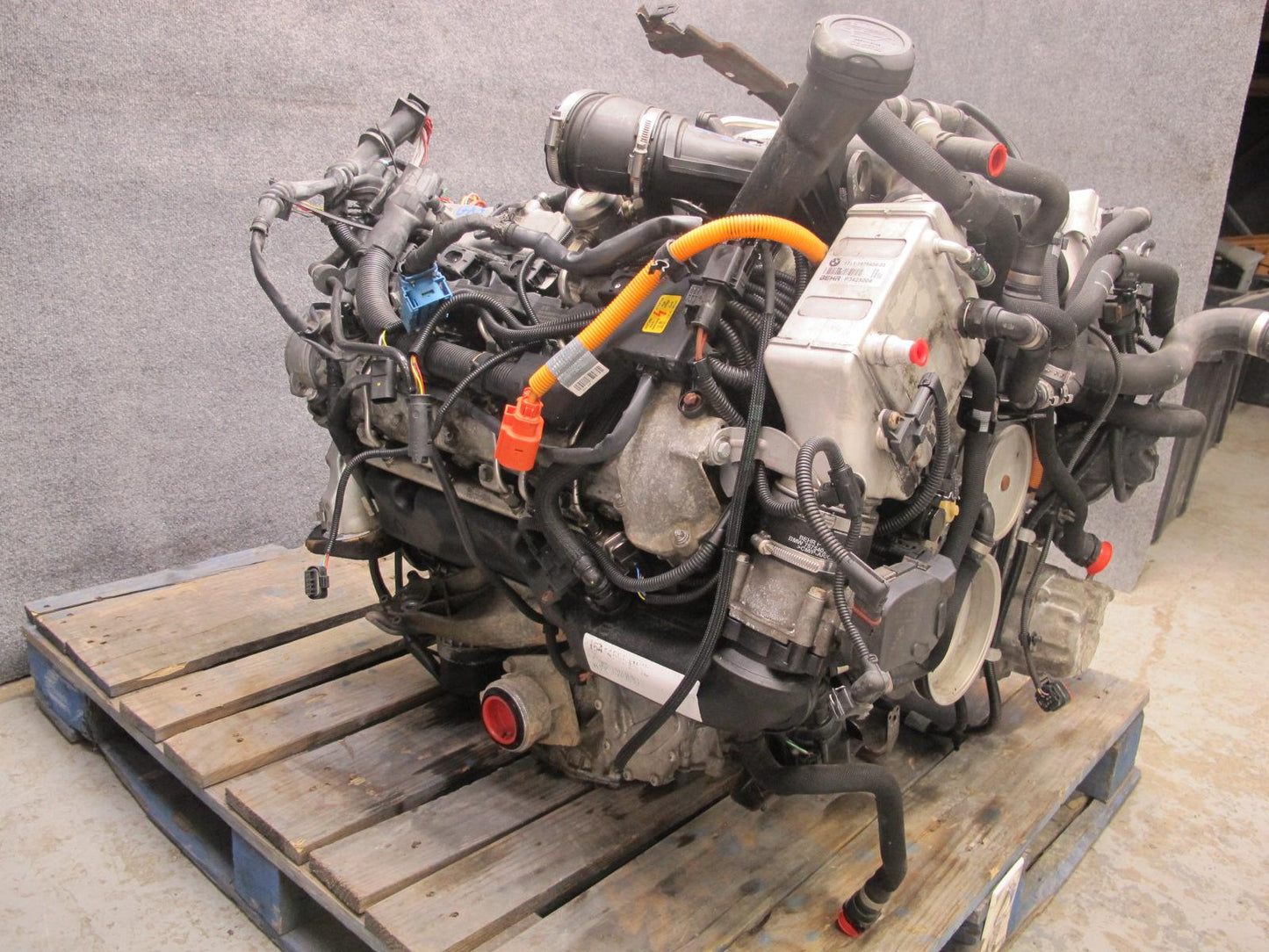 2010-2011 BMW E72 X6 Hybrid 4.4L N63 AWD Complete Engine Motor 123k Miles