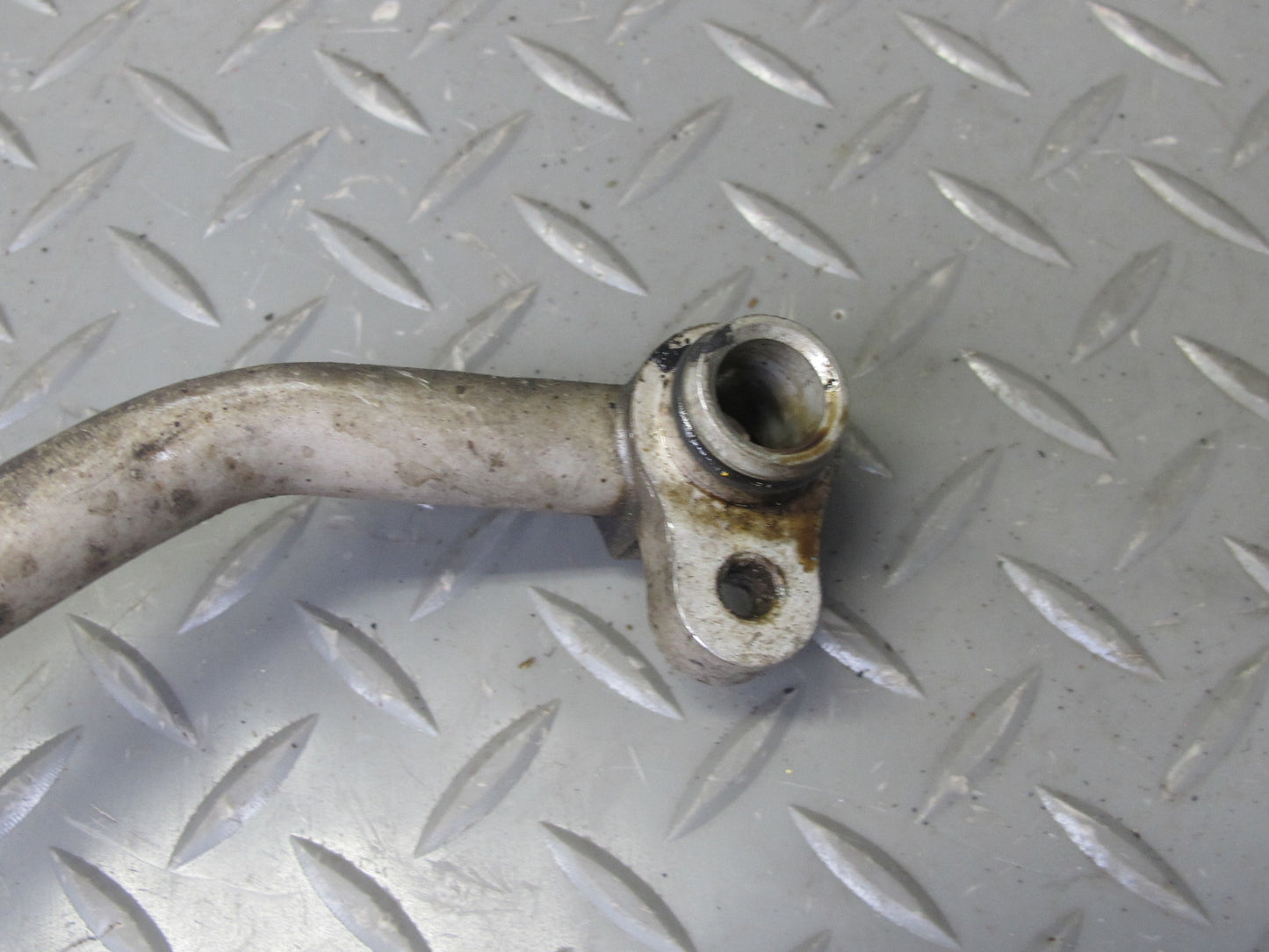 2010-2011 BMW E72 X6 Hybrid N63 Engine Oil Cooler Hose Pipe Line Set of 2