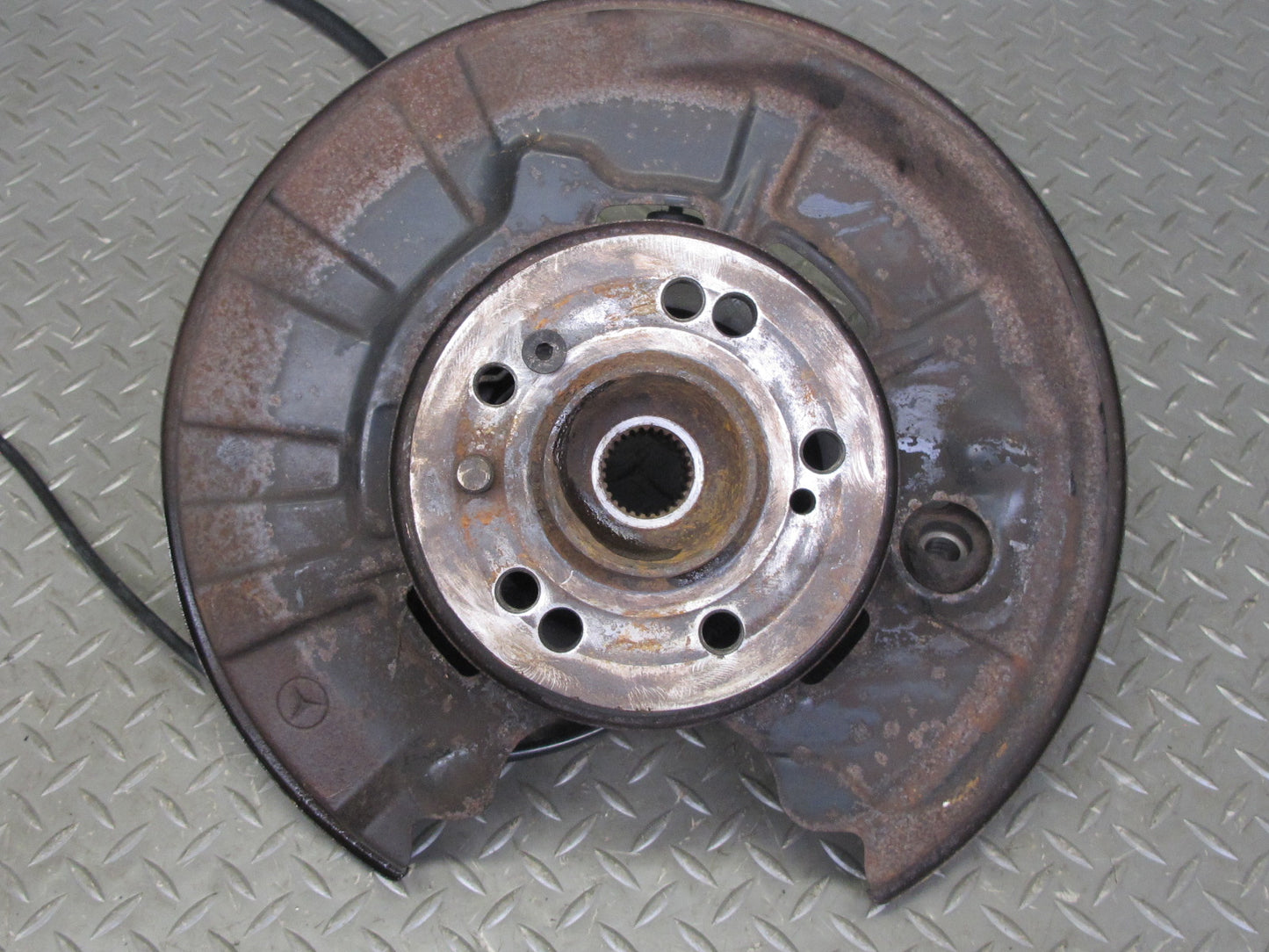 94-99 Mercedes W140 RWD Rear Left Spindle Knuckle Wheel Hub Bearing OEM