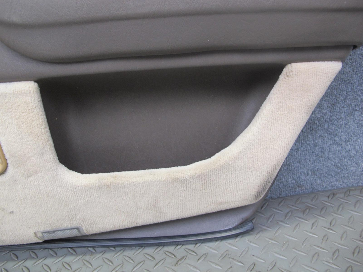 94-99 Mercedes W140 Sedan Rear Door Interior Wood Trim Cover Panel Set OEM