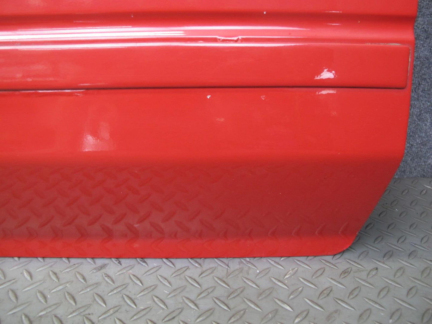 85-89 Toyota MR2 AW15 Left Driver Door Shell Panel Cover RED OEM