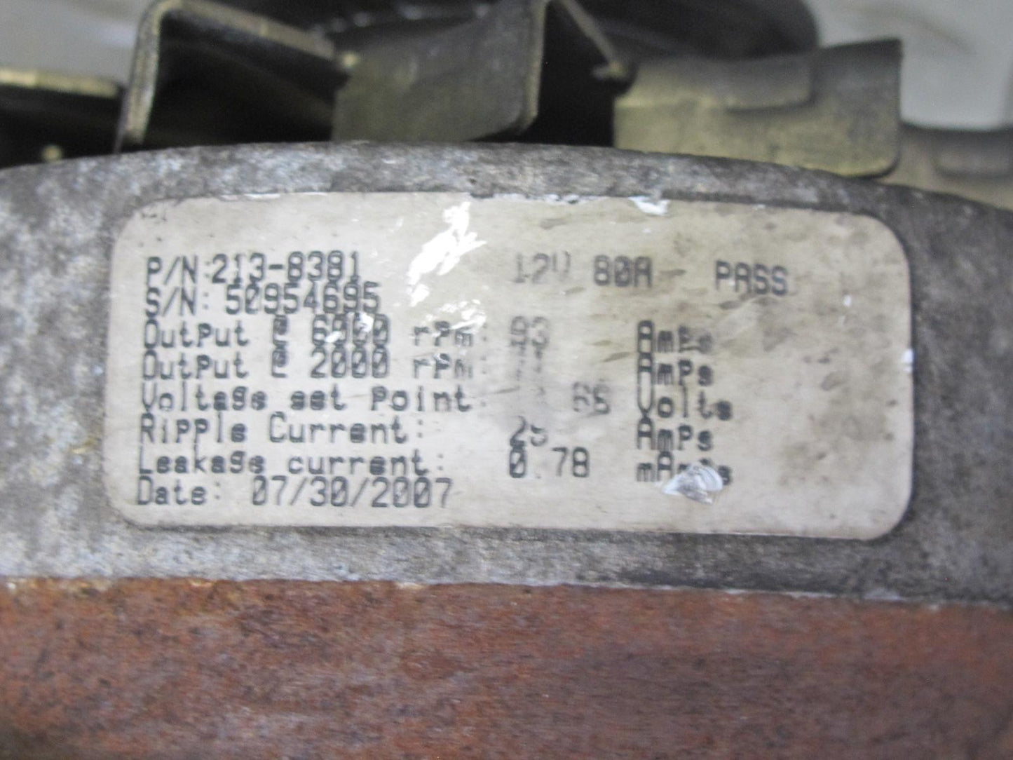 86-91 Mercedes W126 560SEL 560SEC Engine Alternator Generator OEM