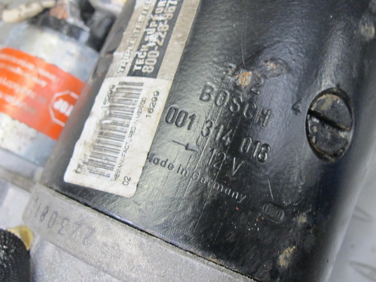 1986 Mercedes W126 560SEL 560SEC Engine Starter Motor 0001314018 OEM