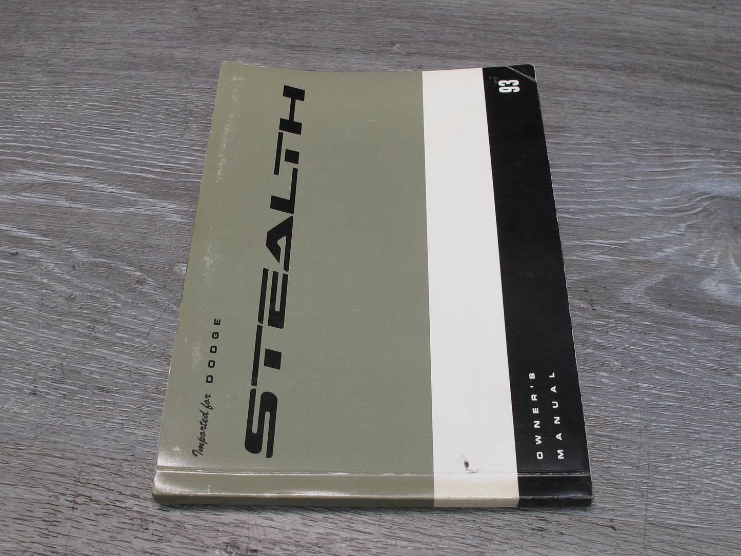 1993 Dodge Stealth ES Owner Operator Manual Guide Book w Case
