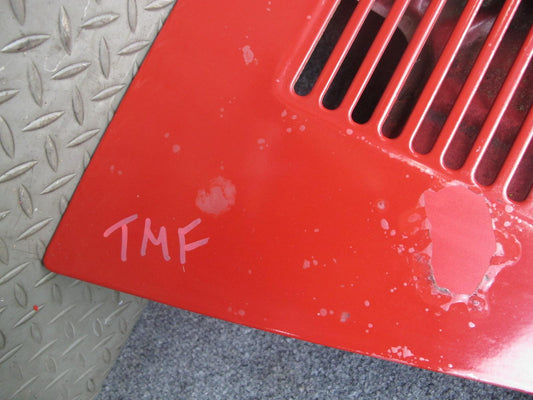 85-89 Toyota MR2 AW15 Rear Engine Hood Lid Cover Panel RED OEM