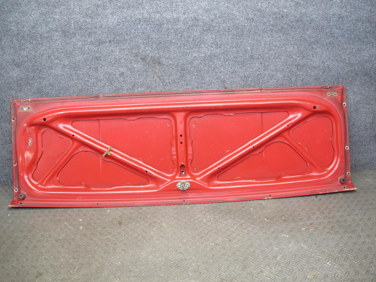 86-89 Toyota MR2 AW15 Rear Trunk Deck Lid Shell Cover Panel RED OEM