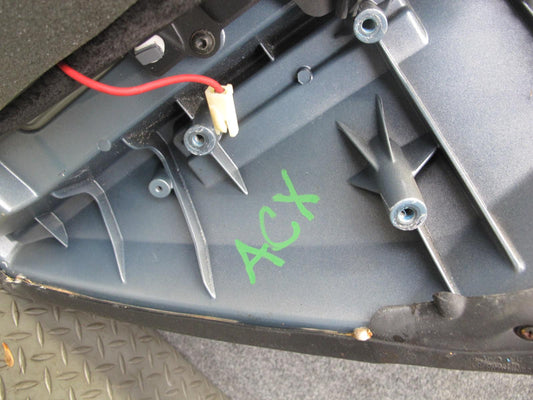 2004-2009 Cadillac XLR Rear Convertible TOP Back Glass Window Frame Panel Silver