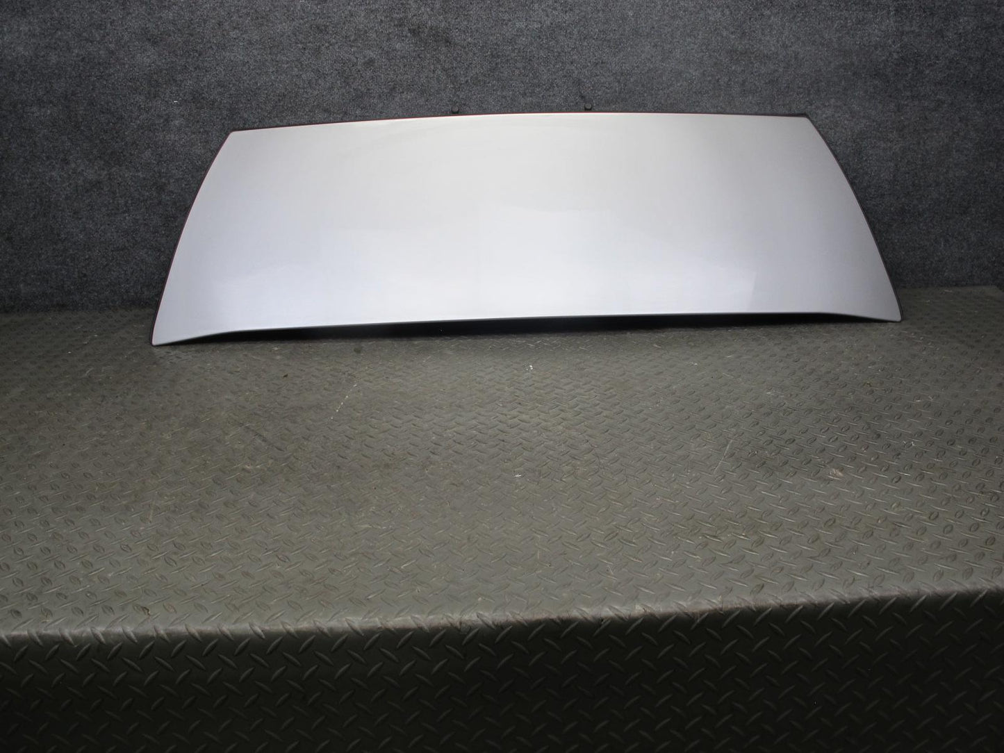 2004-2009 Cadillac XLR Convertible TOP Spoiler Wing Panel Cover Roof Trim Silver
