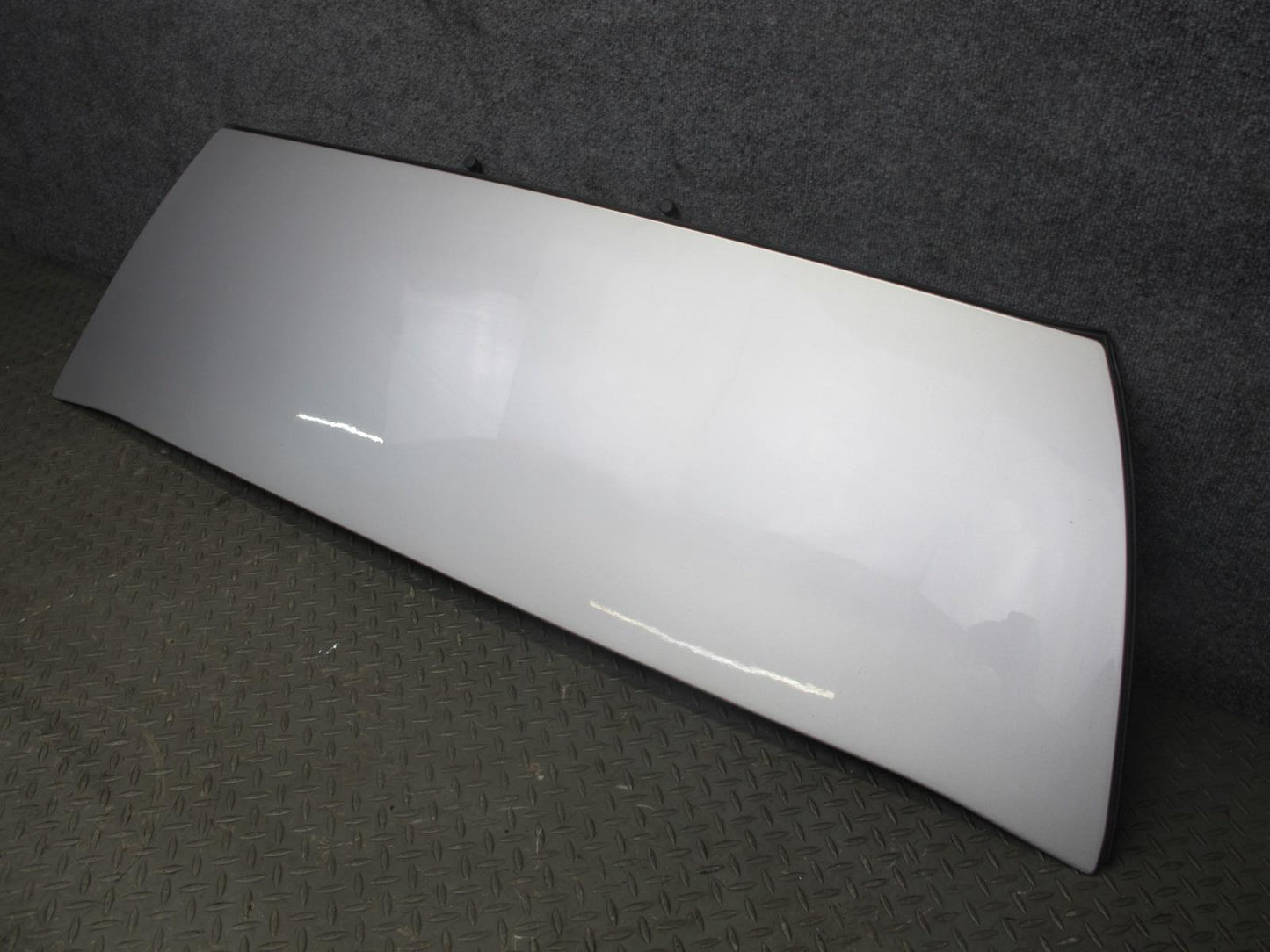 2004-2009 Cadillac XLR Convertible TOP Spoiler Wing Panel Cover Roof Trim Silver