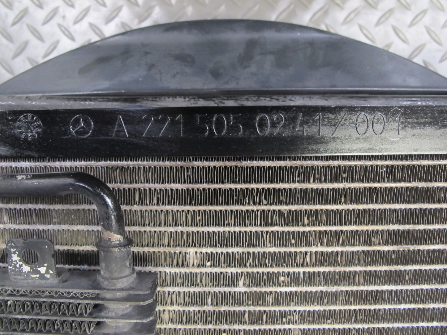 07-09 Mercedes W221 S550 AWD Engine Cooling Radiator AC Condenser Fan Shroud OEM