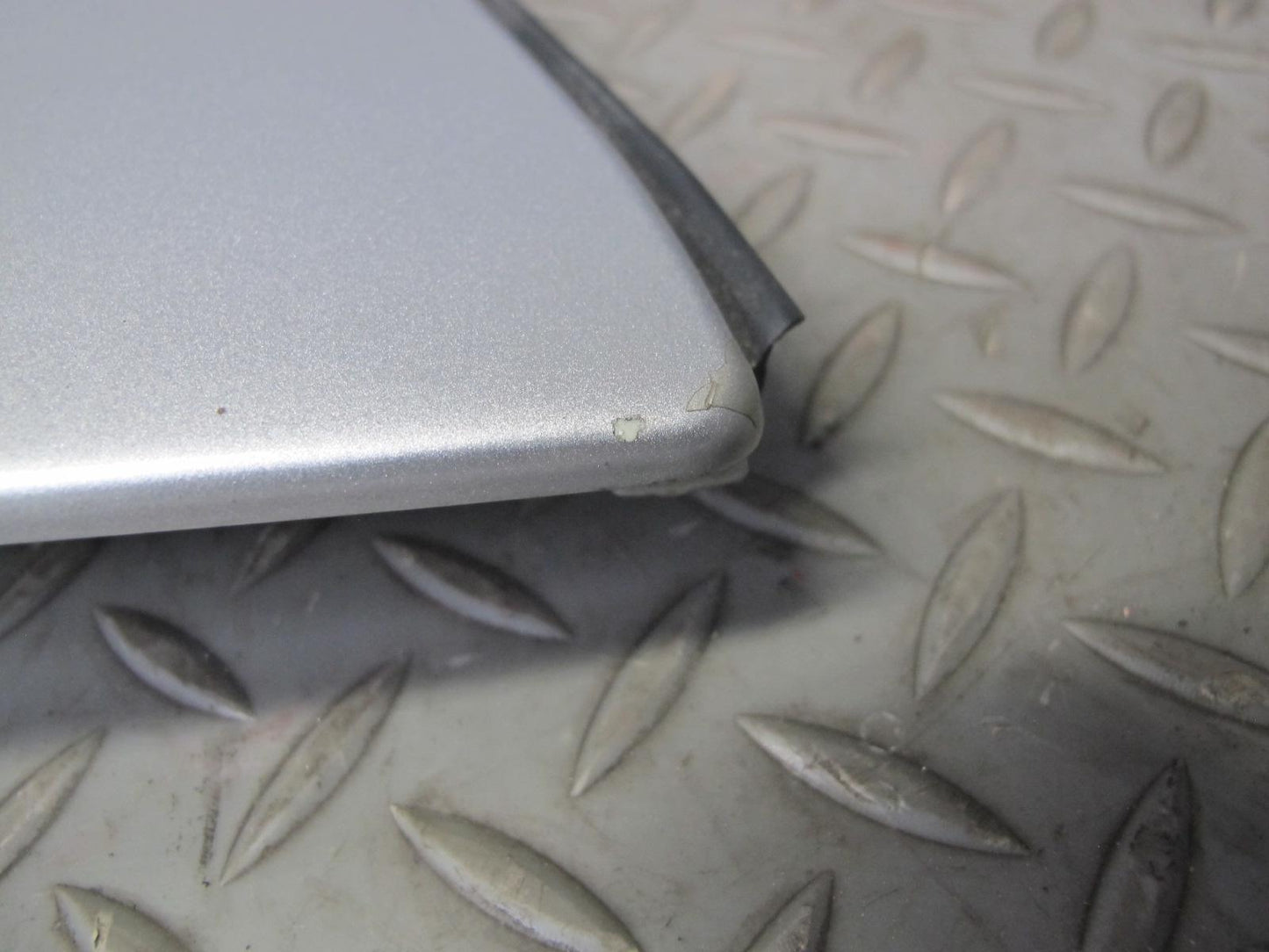 2004-2009 Cadillac XLR Convertible TOP Spoiler Wing Panel Cover Roof Trim Silver