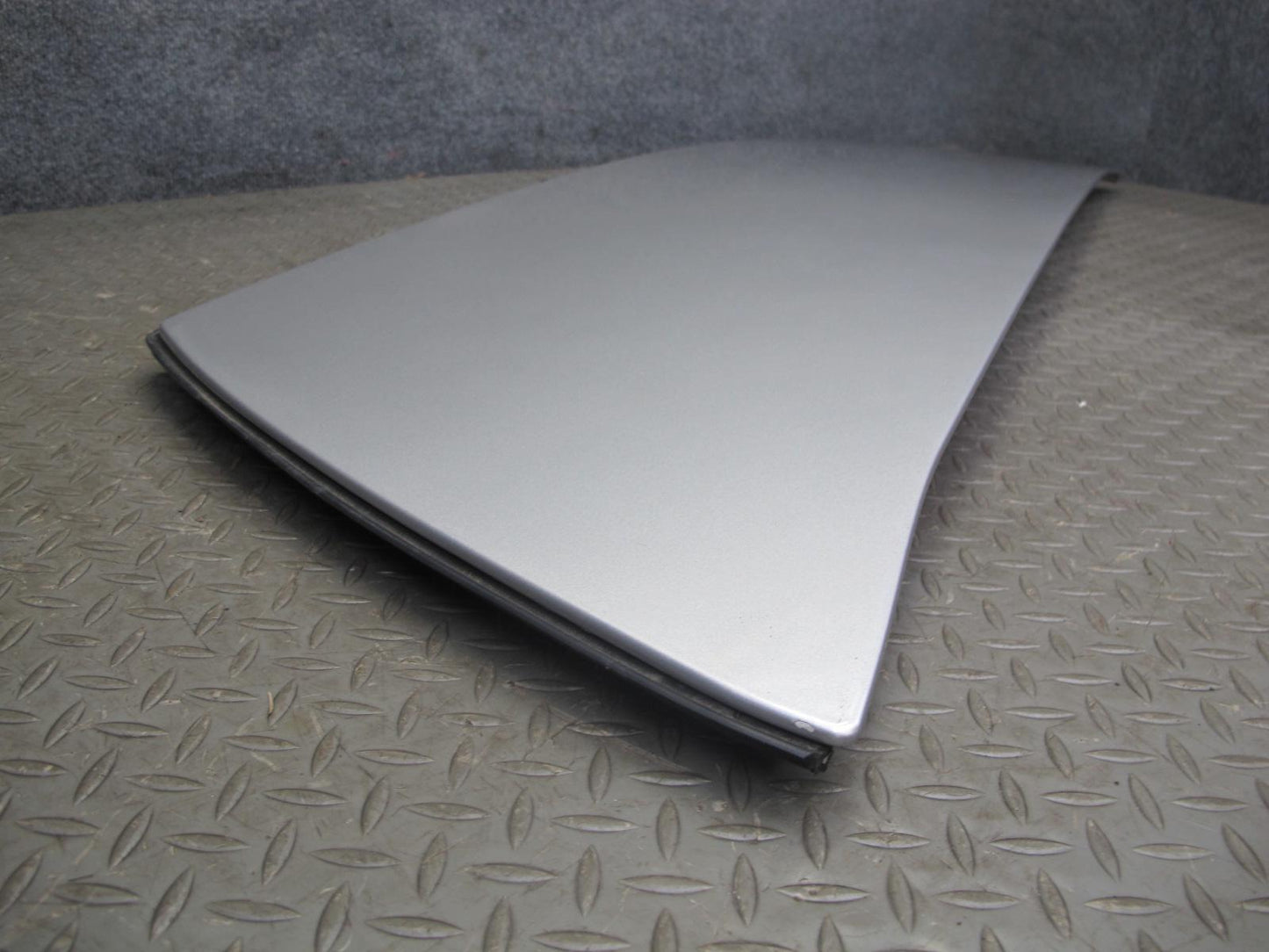 2004-2009 Cadillac XLR Convertible TOP Spoiler Wing Panel Cover Roof Trim Silver