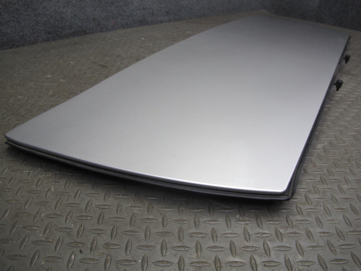 2004-2009 Cadillac XLR Convertible TOP Spoiler Wing Panel Cover Roof Trim Silver