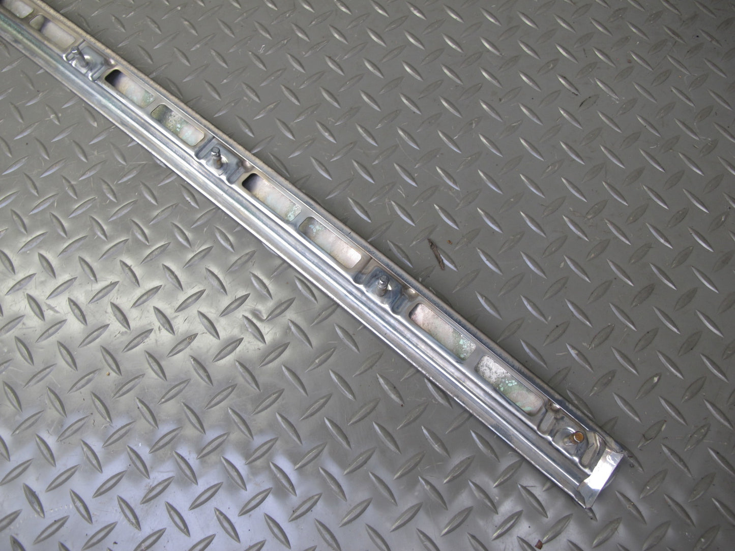 94-99 Mercedes W140 Rear Bumper Left Center Right Chrome Trim Molding Set OEM