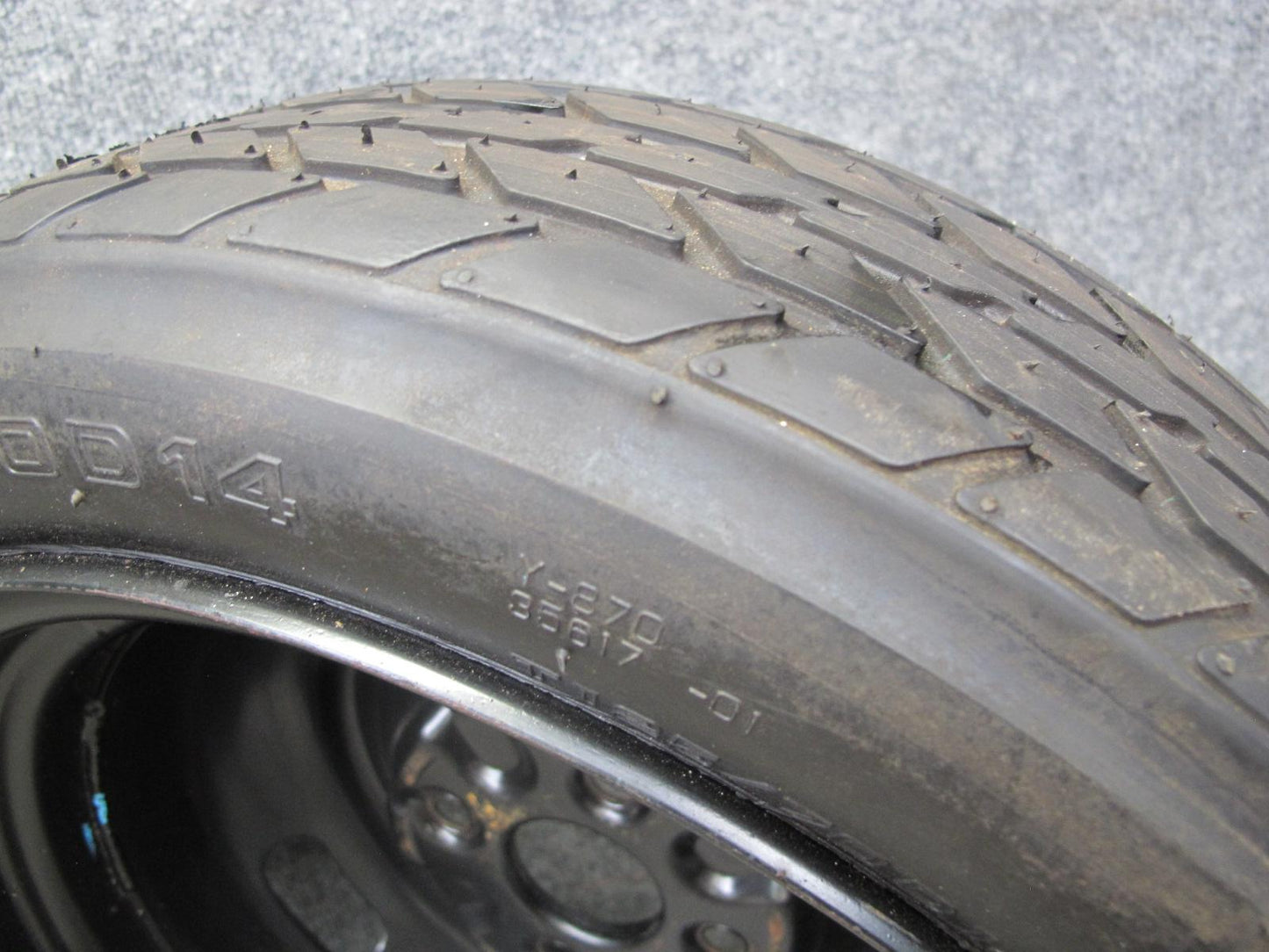 85-89 Toyota MR2 AW15 Spare Tire R14 14" Wheel 14x4J 125/70 OEM