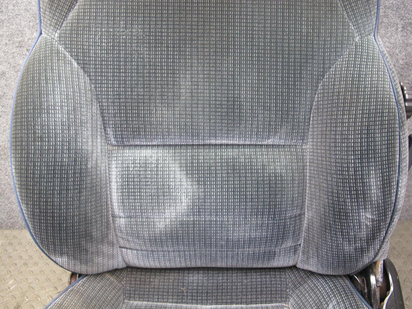 85-89 Toyota MR2 Set of 2 Front Left & Right Velour Seat Blue OEM