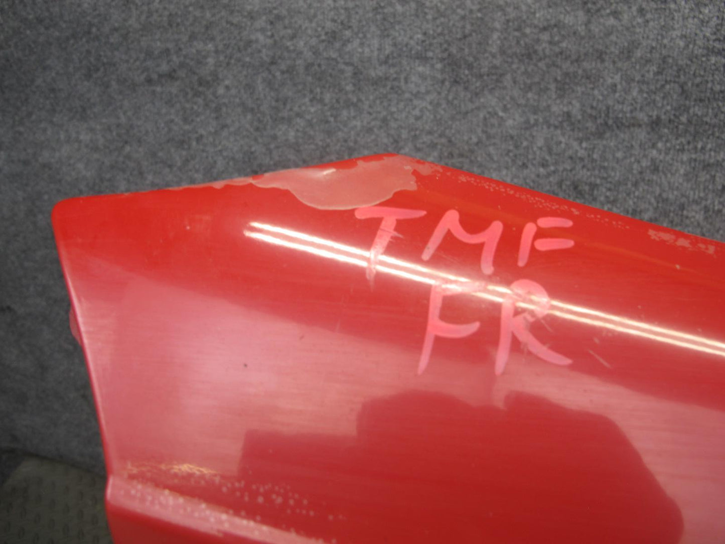 85-89 Toyota MR2 AW15 Front Right Fender Shell Panel Cover RED OEM