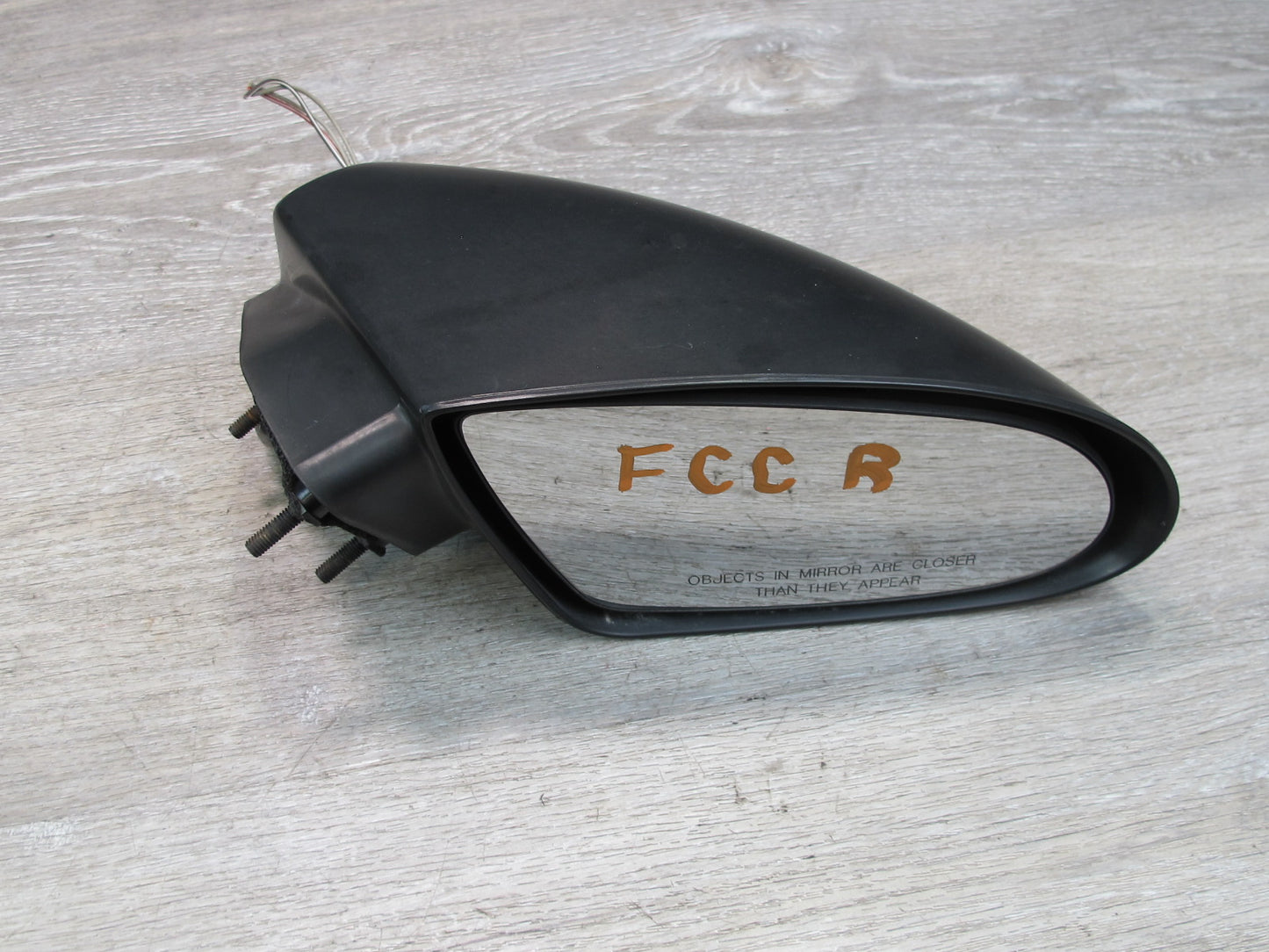 93-02 Chevrolet Camaro Right Passenger Door Side View Power Mirror Black OEM