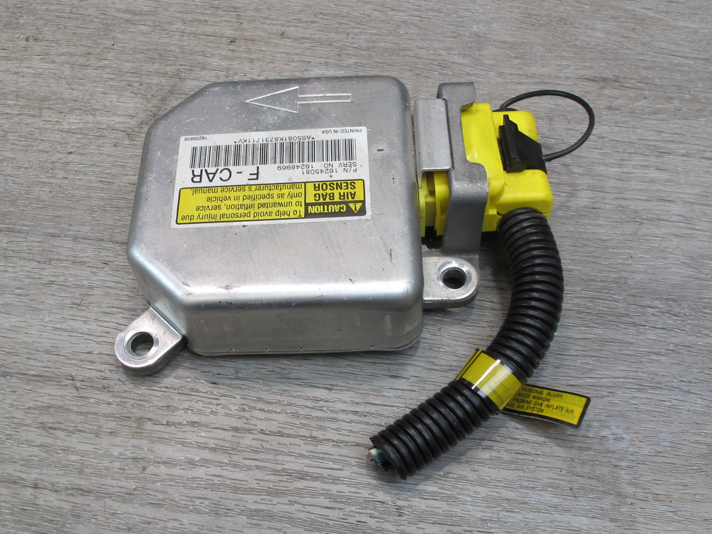 1998 CHEVROLET CAMARO Z28 SRS AIRBAG CONTROL MODULE UNIT 16245081 OEM