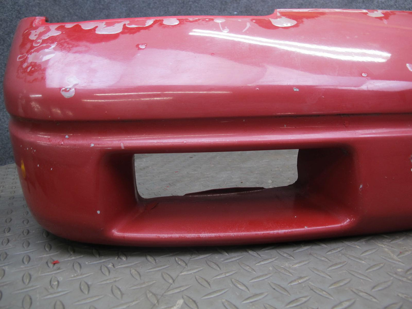87-89 Toyota MR2 AW15 Front Bumper Cover w Foam & Lower Grille RED OEM