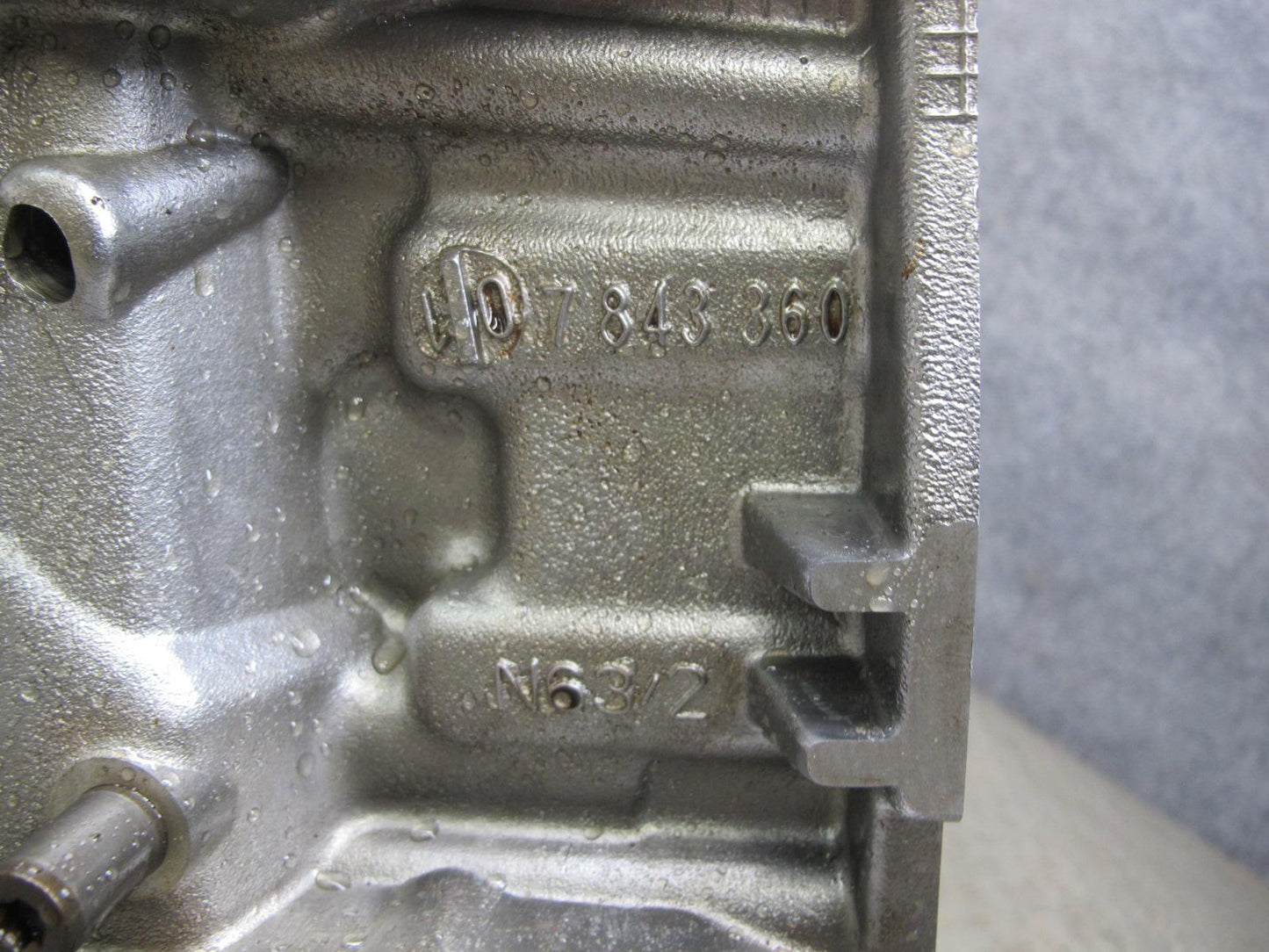 11-12 BMW F07 F10 F12 F13 4.4L N63 Engine Motor Cylinder Block 153k Miles OEM