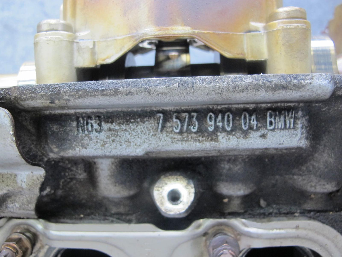 12-14 BMW F12 F13 4.4L N63 Engine Motor Left Cylinder Head w Camshafts 153k OEM
