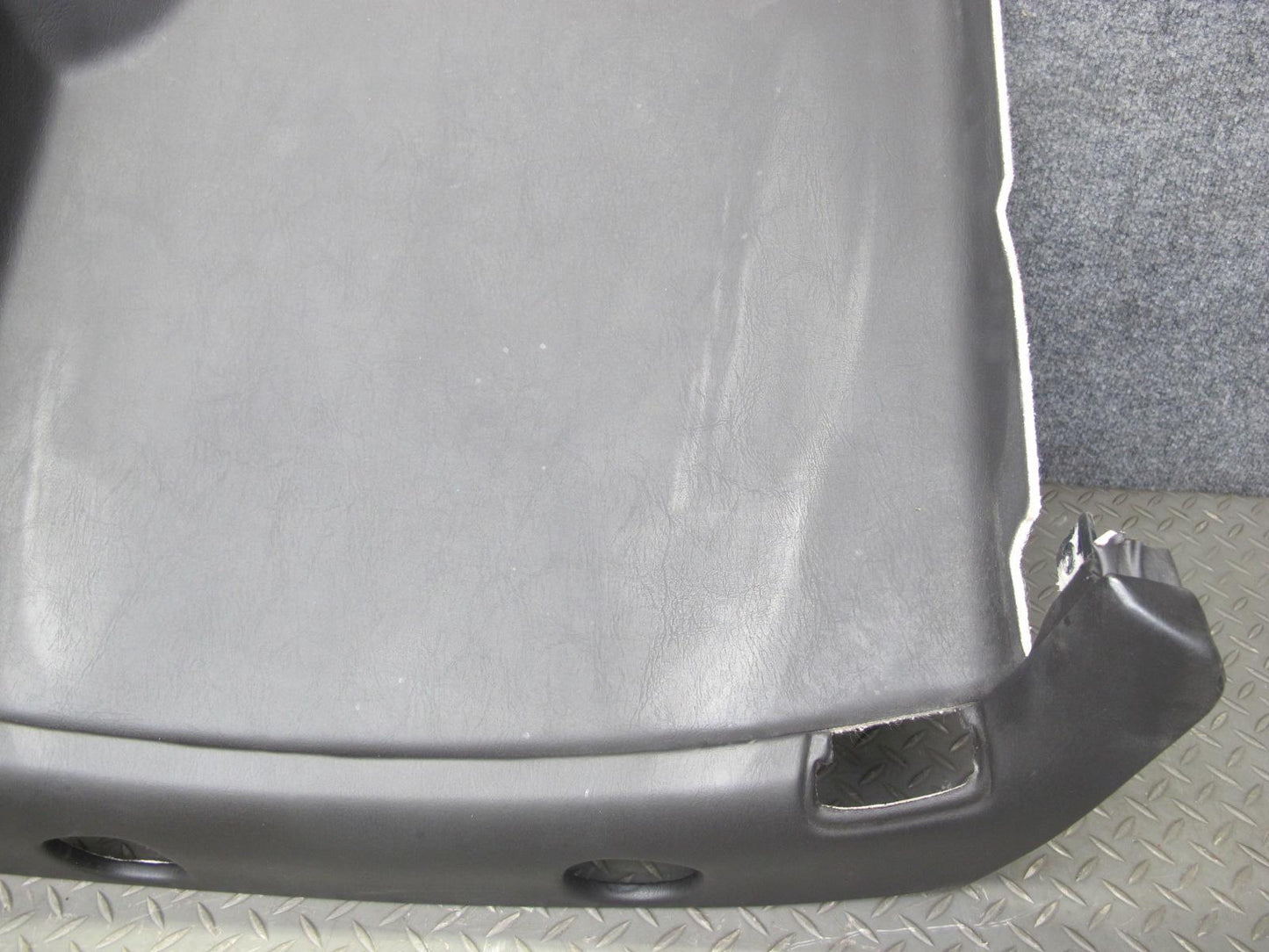 2004-2008 Cadillac XLR Rear Back Window Seat Panel Waterfall Trim Black