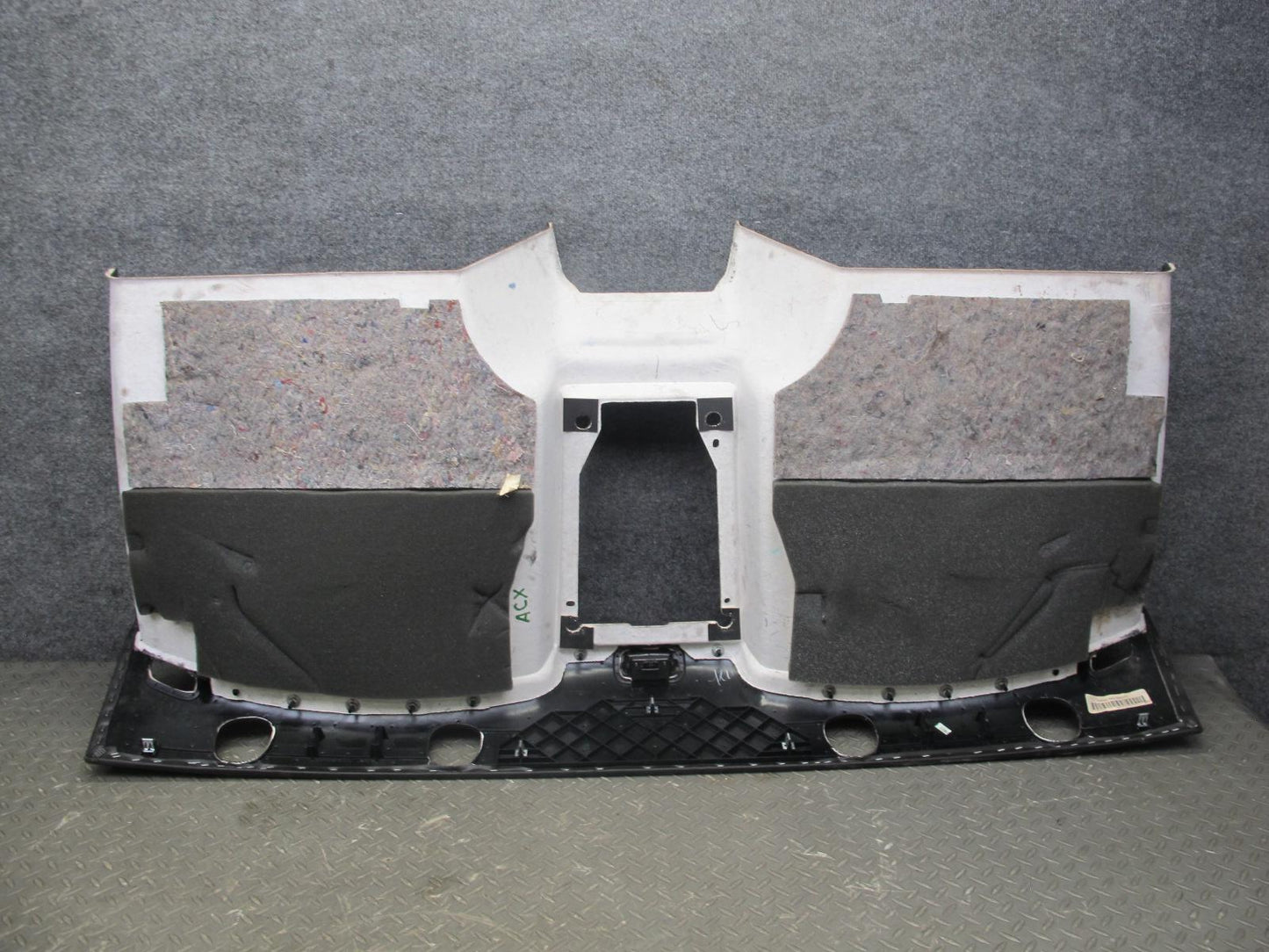 2004-2008 Cadillac XLR Rear Back Window Seat Panel Waterfall Trim Black