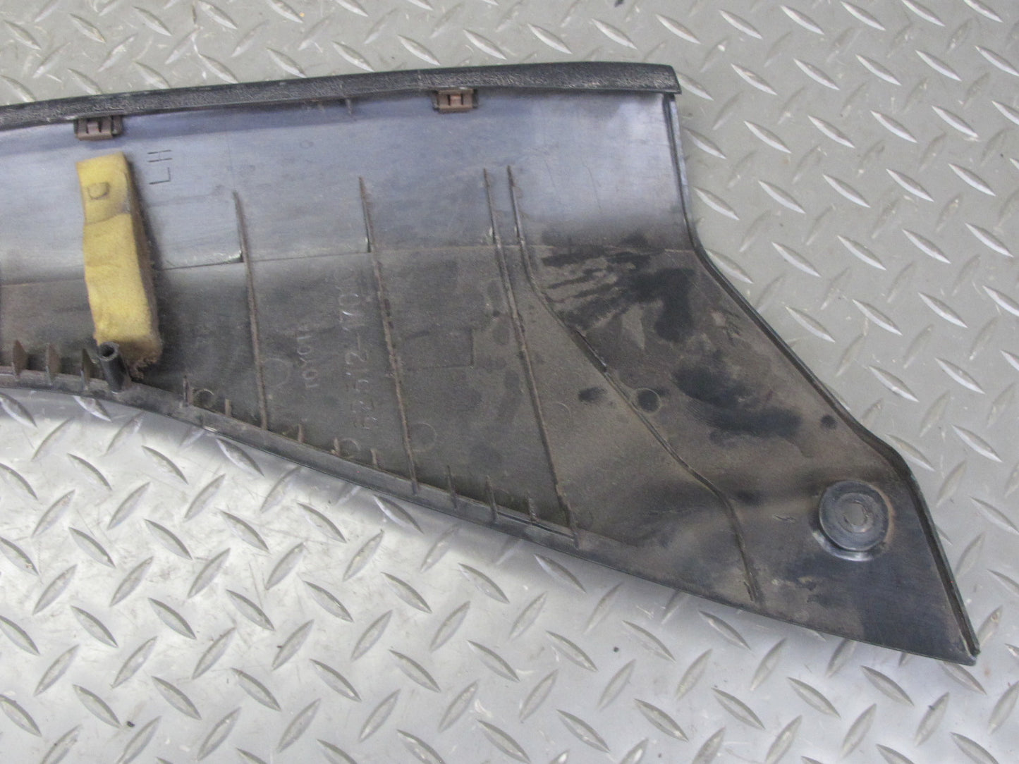 87-89 Toyota MR2 AW15 Set of 2 Left & Right Lower B Pillar Trim Cover Black OEM