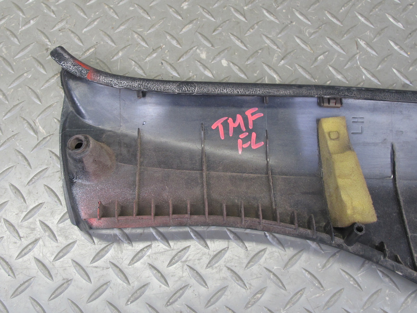 87-89 Toyota MR2 AW15 Set of 2 Left & Right Lower B Pillar Trim Cover Black OEM