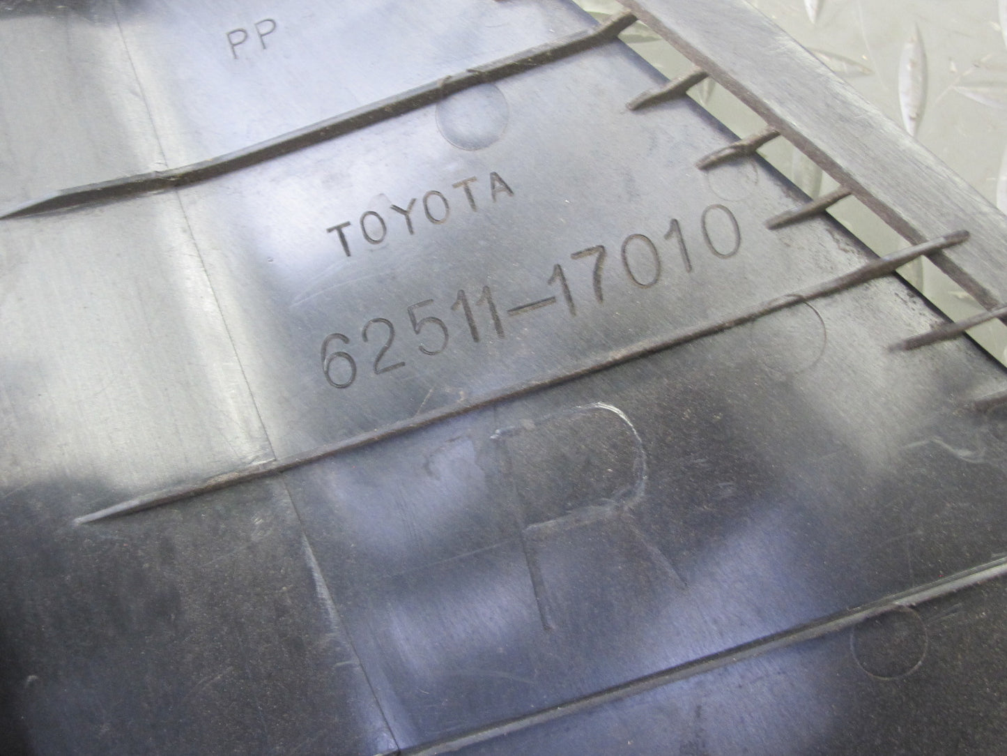 87-89 Toyota MR2 AW15 Set of 2 Left & Right Lower B Pillar Trim Cover Black OEM