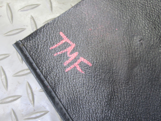 87-89 Toyota MR2 AW15 Front Trunk Frunk Spare Tire Leather Liner Cover Set OEM