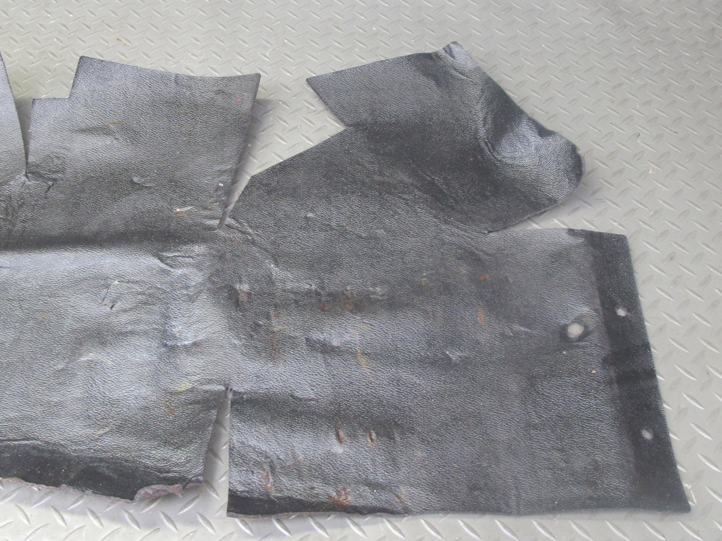 87-89 Toyota MR2 AW15 Front Trunk Frunk Spare Tire Leather Liner Cover Set OEM